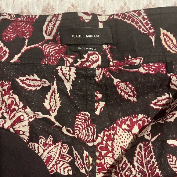 Isabel Marant | Floral Paperbag Cotton Shorts - Picture 4 of 8